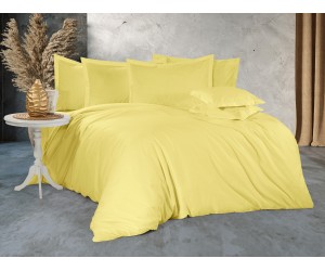 Lenjerie de pat Galbena